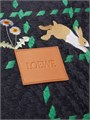 Loewe Подушка Picnic Bunny из смеси шерсти и кашемира, 46 см x 46 см, с вышивкой в виде кролика, кожаная 11026036