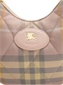 Burberry Сумка через плечо с диагональной стежкой и регулируемым ремешком, размер 23,6 см х 18 см х 7 см 11011595