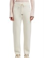 Брюки Moncler из смеси шерсти и кашемира с эластичным поясом и завязками 11030048