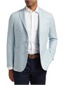 Мужской пиджак Saks Fifth Avenue из льна и шерсти с лацканами и длинными рукавами, Италия 11012718