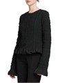Jil Sander Smocked Fitted Frill Jacket 11025005