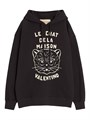 Худи из хлопка с нашивкой Chat de la Maison от Valentino Garavani, свободный крой, 100% хлопок 11012467