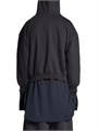 Толстовка Balenciaga на молнии с капюшоном, свободного кроя, 100% хлопок, с двумя карманами 11021484