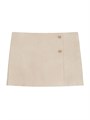 Givenchy Wrap Skirt in Suede with 4G Detail 11008906
