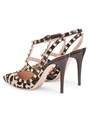 Туфли Valentino Garavani Rockstud с ремешками и каблуком 100 мм из телячьей кожи 11013750