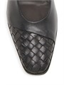 Элегантные кожаные туфли Bottega Veneta Step 85MM с квадратным носком и фактурной отделкой 11020192