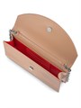 Christian Louboutin Клатч Loubi54 из лакированной кожи с эффектным дизайном, размер 12 см x 22 см x 5 см 11009027