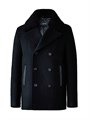 Двубортное шерстяное пальто Cole с отстёгивающимся шерстяным воротником от Mackage 11012710