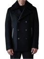 Двубортное шерстяное пальто Cole с отстёгивающимся шерстяным воротником от Mackage 11012710