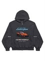 Худи Balenciaga x Automobili Lamborghini с застёжкой-молнией и принтом, модель с карманами, изготовлено в Португалии 11016064