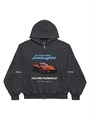 Худи Balenciaga x Automobili Lamborghini с застёжкой-молнией и принтом, модель с карманами, изготовлено в Португалии 11016064