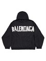 Унисекс оверсайз худи Balenciaga из флиса Archetype с карманом-кенгуру, сделано в Португалии 11018530