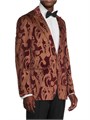 Вельветовый пиджак с узором «пейсли» от Etro, пиковые лацканы, длинные рукава, 100% хлопок 11023358