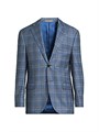 Пиджак Corneliani Academy из клетчатой шерсти с одинарной застежкой, Италия 11017624