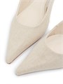 Туфли Ciara 50MM из льна на небольшом каблуке с пряжкой от Schutz 11026473