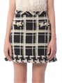 Юбка из твида в крупную клетку от Valentino Garavani с узором гусиная лапка и застежкой VLogo 11026054