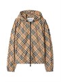 Пуховая куртка с капюшоном Burberry с фирменным узором и длинными рукавами, 100% полиэстер 11012270