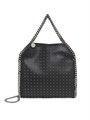 Stella McCartney Мини-сумка Falabella из искусственной кожи с металлическими заклепками, ручкой и цепочным ремешком 11014851
