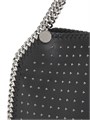 Stella McCartney Мини-сумка Falabella из искусственной кожи с металлическими заклепками, ручкой и цепочным ремешком 11014851