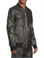 Кожаная куртка-бомбер с длинными рукавами и карманами на молнии Bauhaus Flight от Rick Owens 11028861