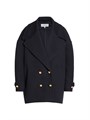 Loewe Pebble Wool-Cashmere Blend Peacoat 11009088
