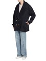 Loewe Pebble Wool-Cashmere Blend Peacoat 11009088