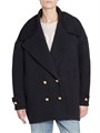 Loewe Pebble Wool-Cashmere Blend Peacoat 11009088