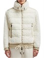Кардиган Moncler Grenoble из плюшевого флиса с пуховым наполнителем и утеплёнными спиной и рукавами 11024304