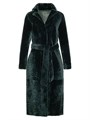 Gorski Select Shearling Lamb Coat with Belt 11020270