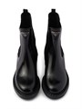 Кожаные челси Prada из прессованной кожи с эластичными вставками и резиновой подошвой 11016343