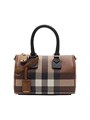 Burberry Мини-сумка в стиле боулинг с клетчатым рисунком и съемным регулируемым ремешком 11011572