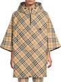 Плащ с капюшоном EKD Check от Burberry из полиэстера с фурнитурой и фирменной клеткой, Италия 11025806