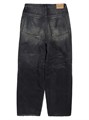 Джинсы Balenciaga George V Baggy из воскового денима с шелковым поясом и 5 карманами, Италия 11031012