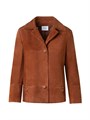 Akris punto Suede A-Line Jacket 11010648