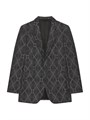 Givenchy Жакет Slim Fit из жаккардовой ткани с монограммой, 100% шерсть, произведено в Италии 11027050
