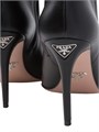 Женские ботильоны Prada из мягкой наппы с острым носком и каблуком высотой 95 мм 11008296