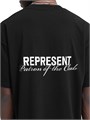 Футболка Represent Patron of the Club с логотипом, 85% хлопок, свободный крой 11009309
