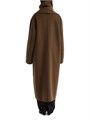 Двустороннее шерстяное пальто-шарф Rohe с уютным шалевым воротником 11024847