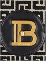 Balmain Сумка через плечо B-Buzz 23 из жаккардовой ткани с монограммой, текстиль и кожа, 23 см х 13 см х 5 см 11023614