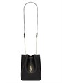 Saint Laurent Сумка из мягкой овчины с цепочкой и съемным кожаным ремешком, 20 x 24 x 3 см 11014877