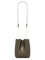 Saint Laurent Сумка из мягкой овчины с цепочкой и съемным кожаным ремешком, 20 x 24 x 3 см 11014877