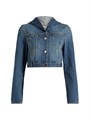 Alaia Hooded Denim Jacket 11025612
