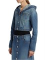 Alaia Hooded Denim Jacket 11025612