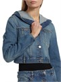 Alaia Hooded Denim Jacket 11025612