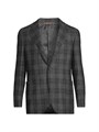 Приталенный пиджак Canali в клетку из 100% шерсти, Италия 11009416