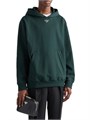 Худи из хлопка оверсайз от Prada с двойным капюшоном и карманом-кенгуру, идеально подходящее для молодежного стиля 11011750