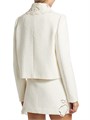 Oscar de la Renta Floral Tweed Cut-Out Jacket 11026503