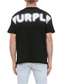 Футболка из 100% хлопка Purple с логотипом, прямого кроя, короткий рукав 11008877