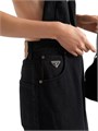 Джинсовый комбинезон Prada в расслабленном крое из органического денима, 100% хлопок, произведено в Италии 11027782