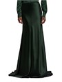 COLLECTION Ralph Lauren Макси-юбка Masina из стретч-сатина от Ralph Lauren с высокой талией и монохромной отделкой 11015659